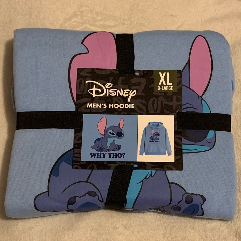 Lilo & Stitch Blue XL Hooded Sweatshirt
